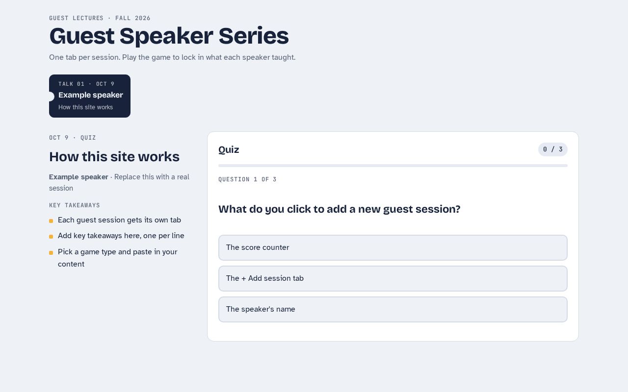 Preview of SpeakerTab