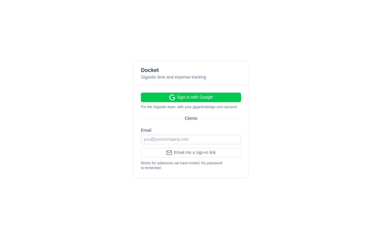 Preview of Docket