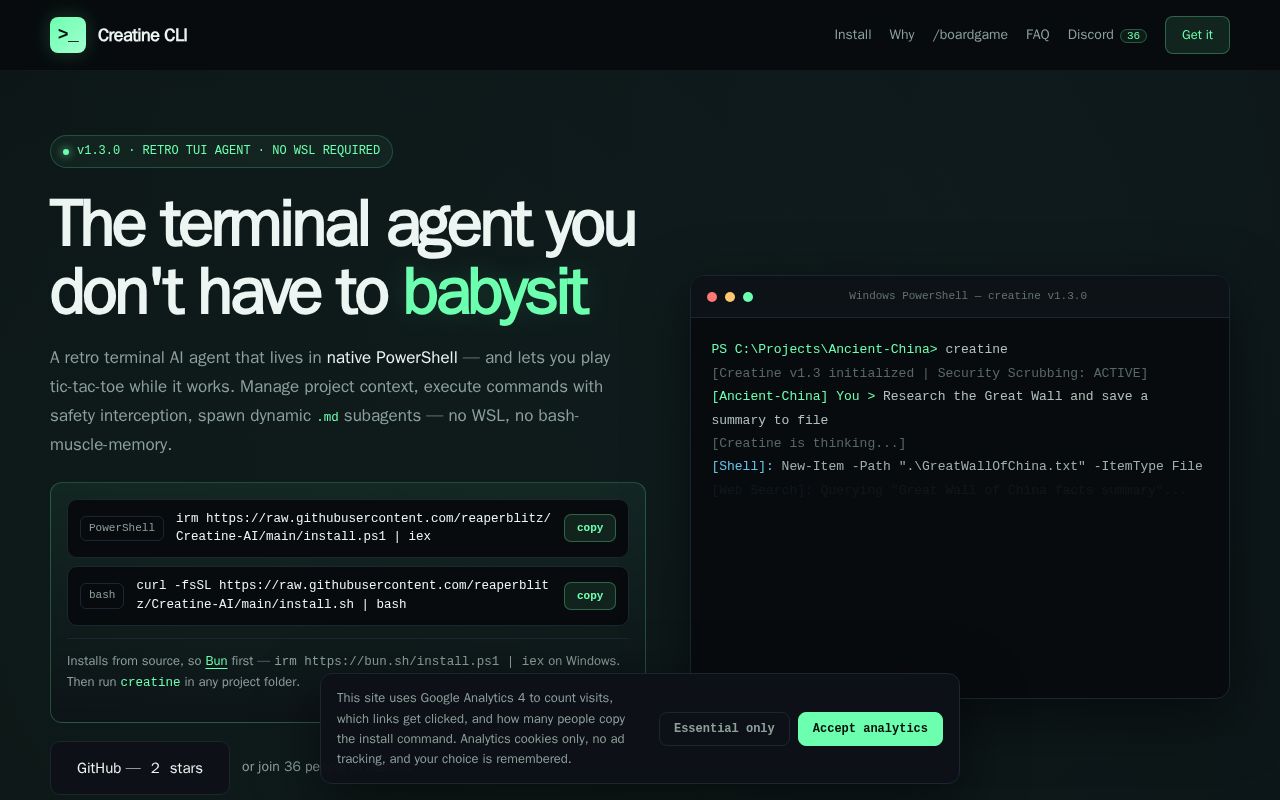 Preview of Creatine AI