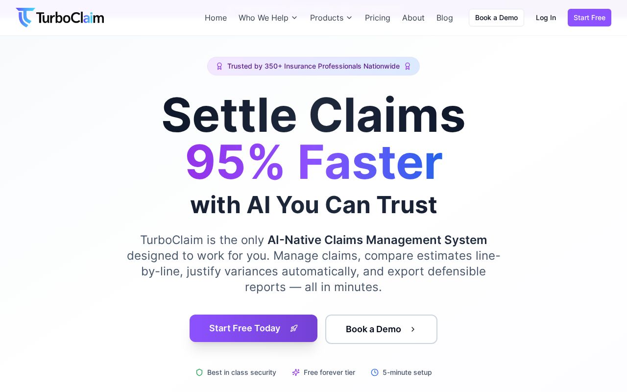 Preview of TurboClaim