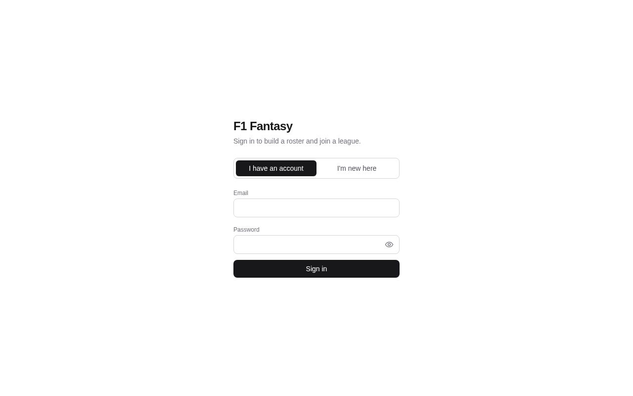 Preview of F1 Fantasy