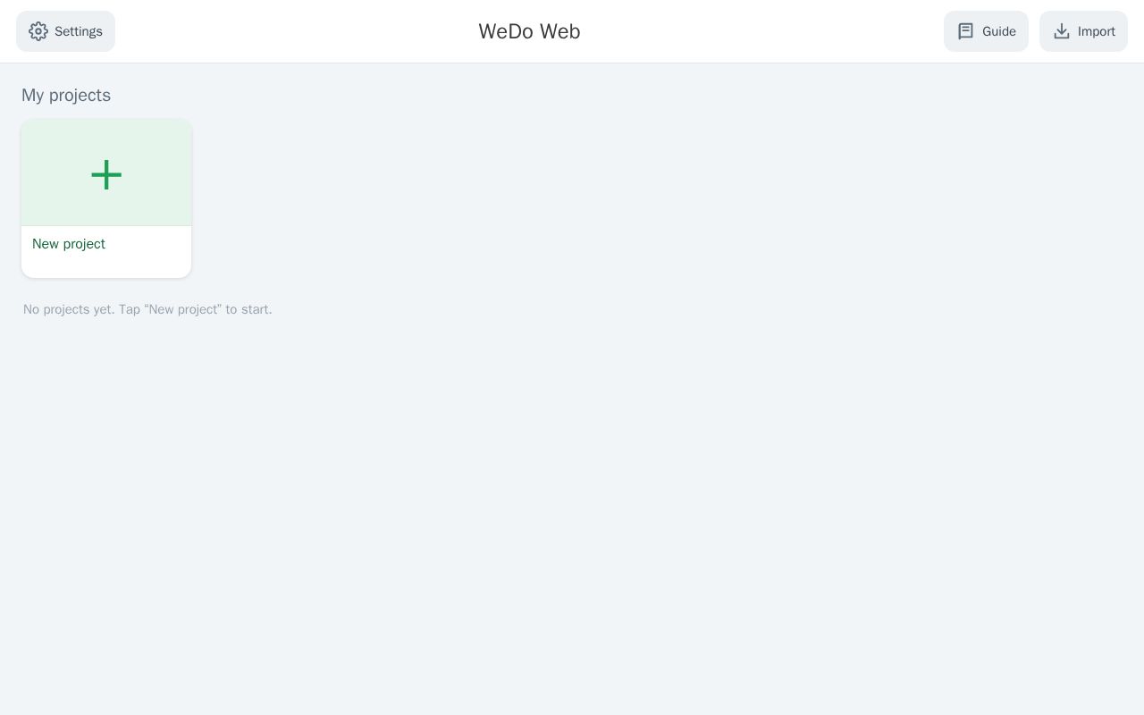 Preview of Wedo Web