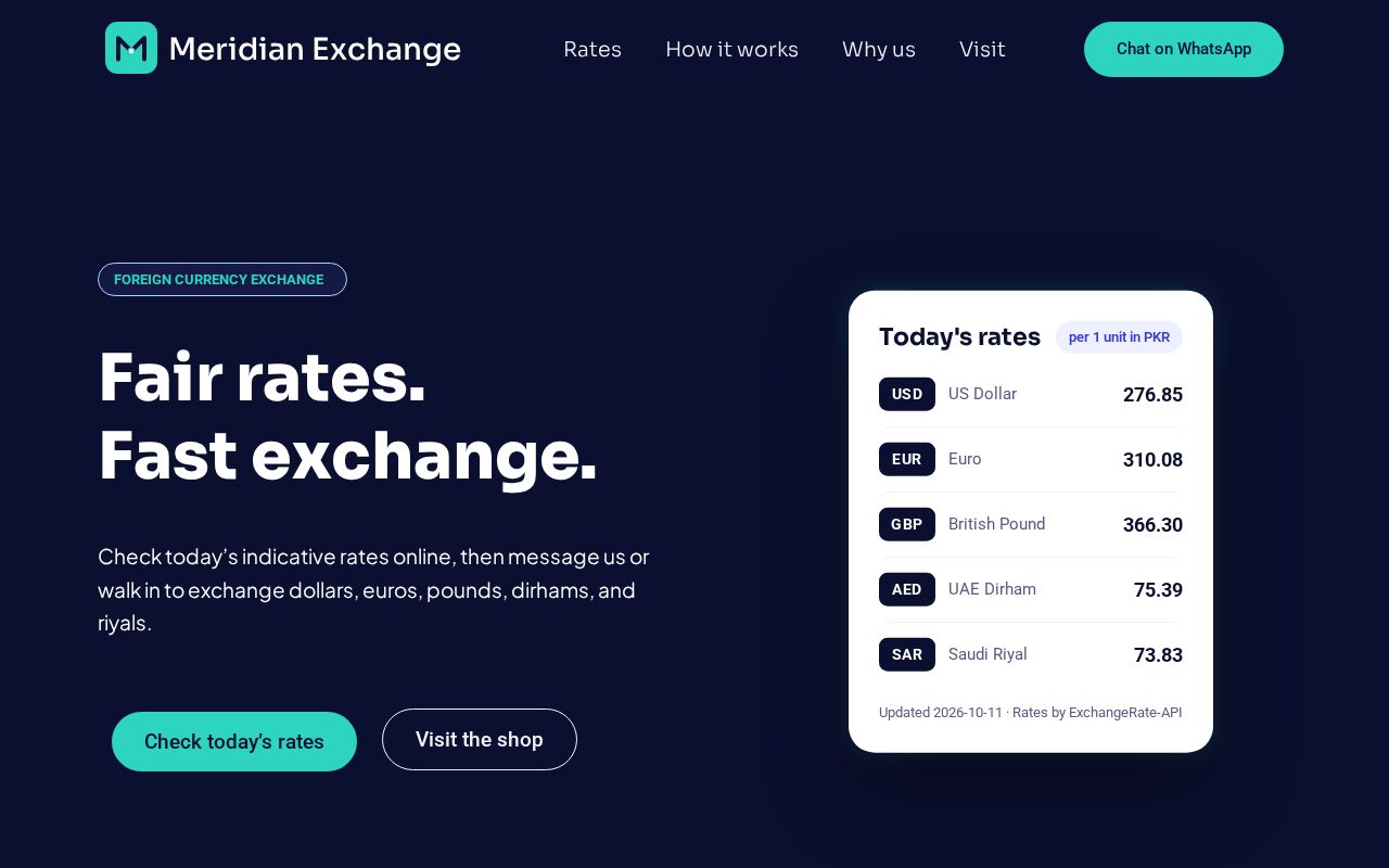Preview of Nauman Currency Rates