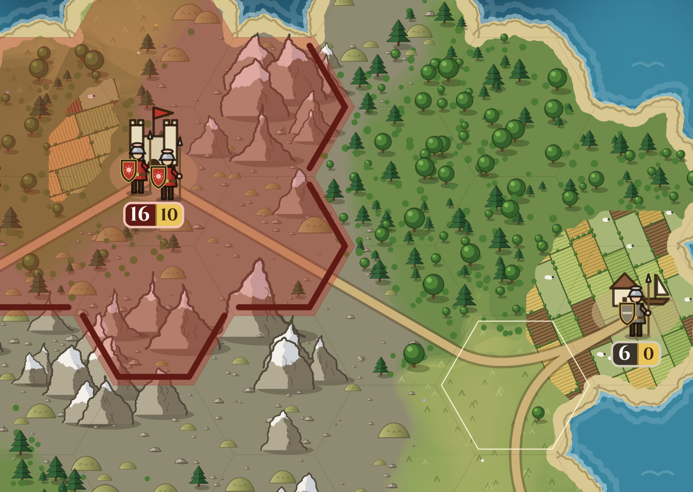 Preview of Hex Wars: Four Crowns