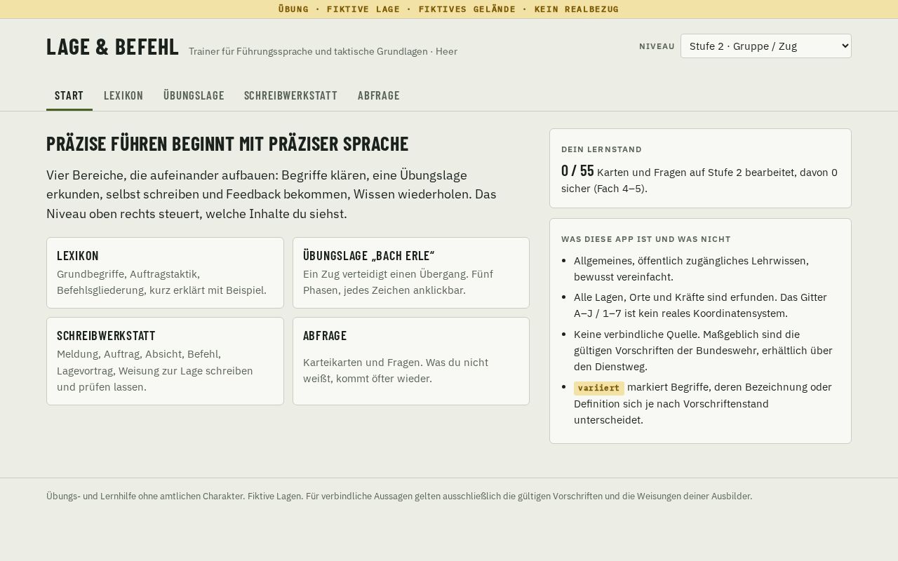 Preview of Lage Und Befehl
