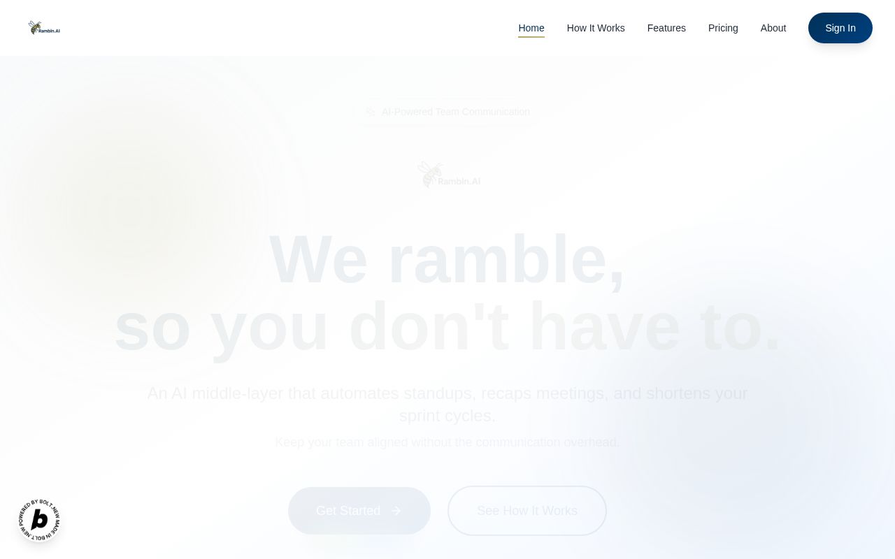 Preview of Rambln.AI
