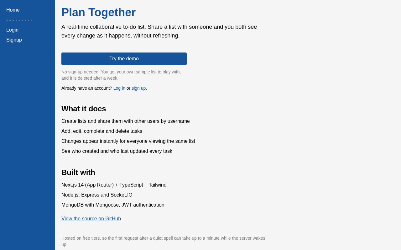 Preview of Collaborative to-do app monorepo — Express/Socket.IO backend and Next.js frontend