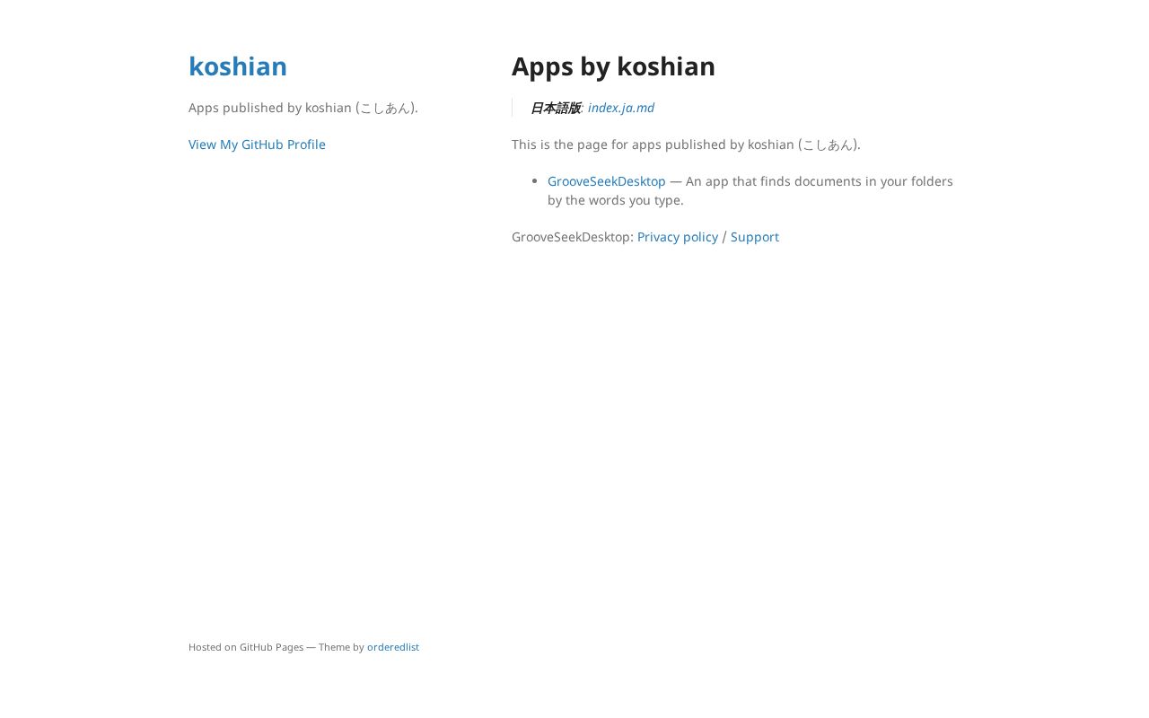 Preview of Apps by koshian