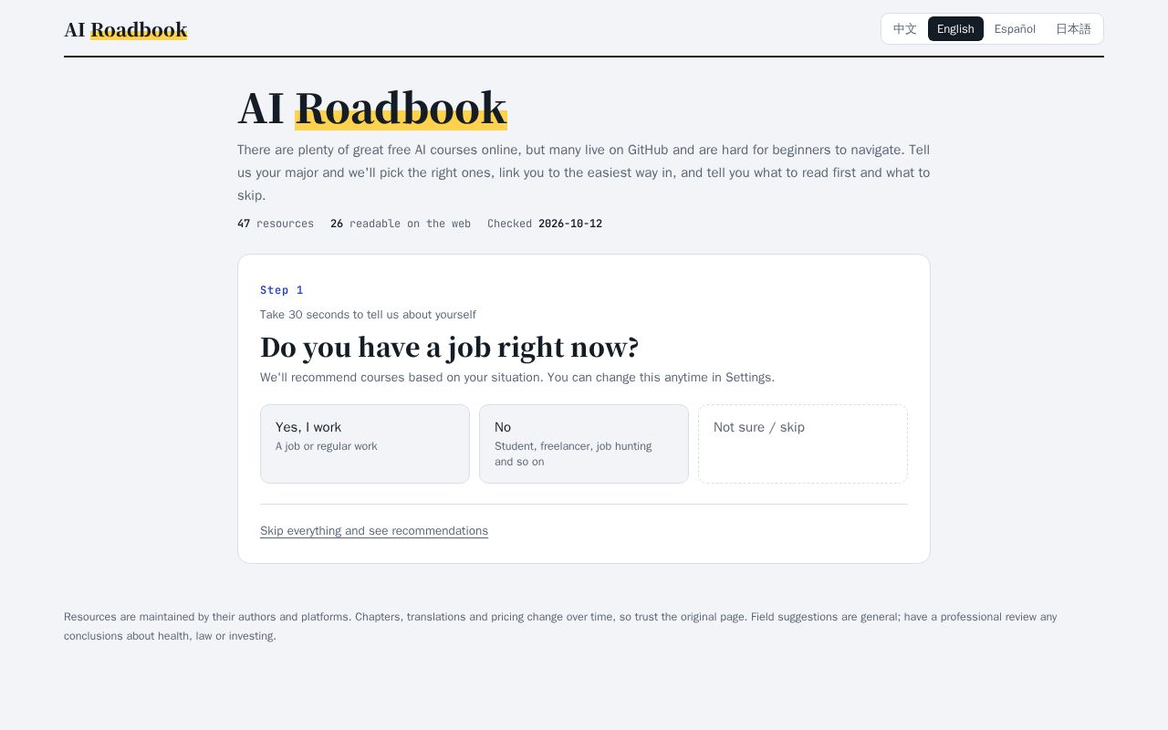 Preview of Ai Roadbook
