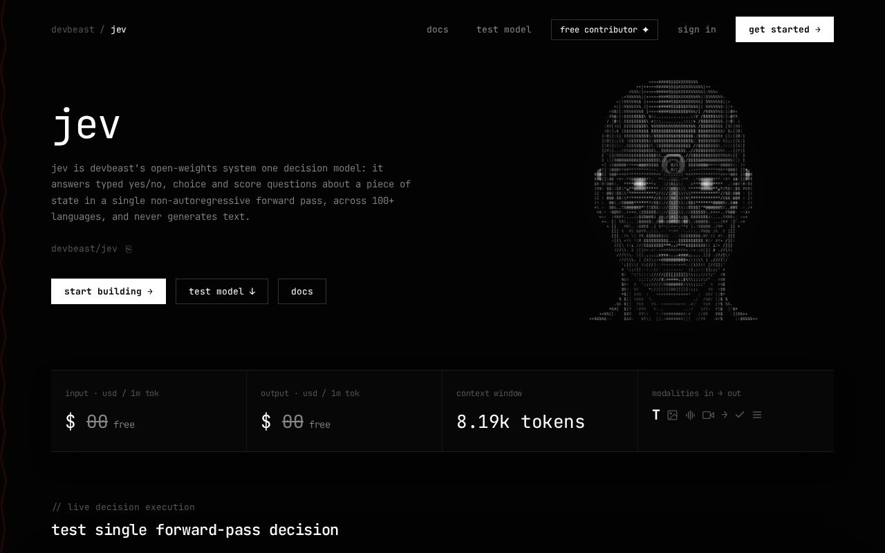Preview of Jev AI