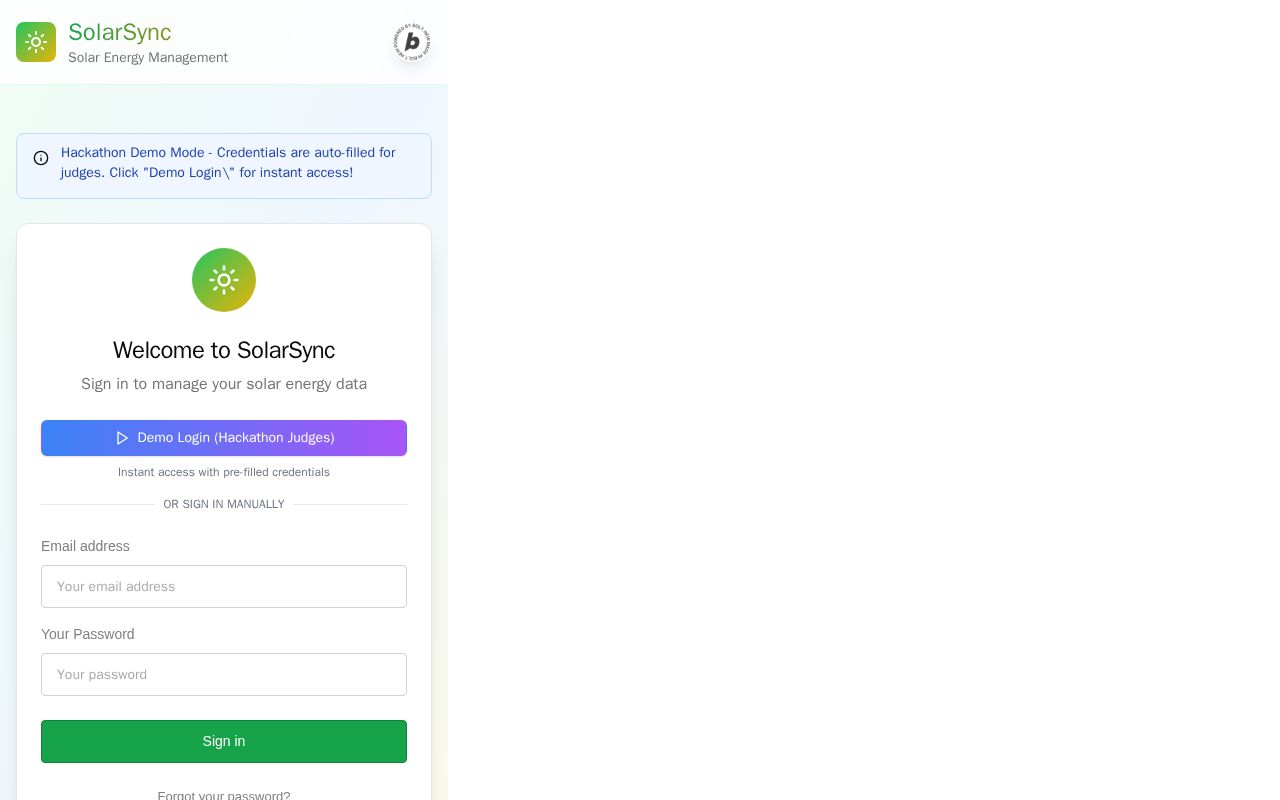 Preview of SolarSync
