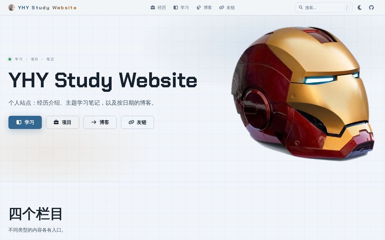 Preview of YHY Website