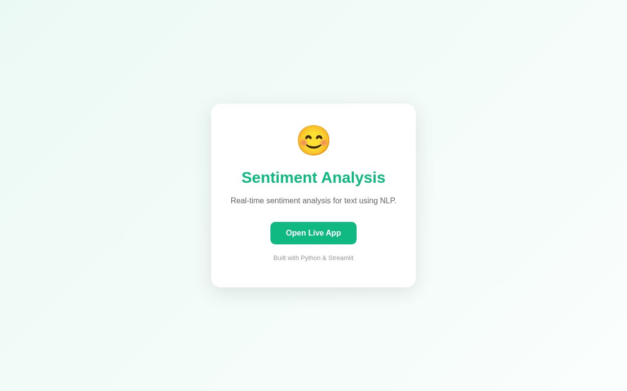 Preview of Sentiment Analyisis