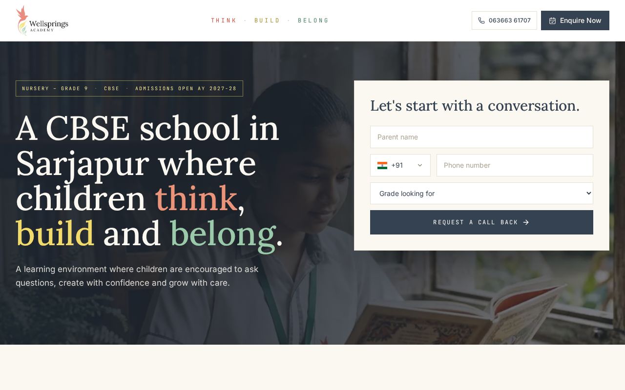Preview of Wsa Landing Page