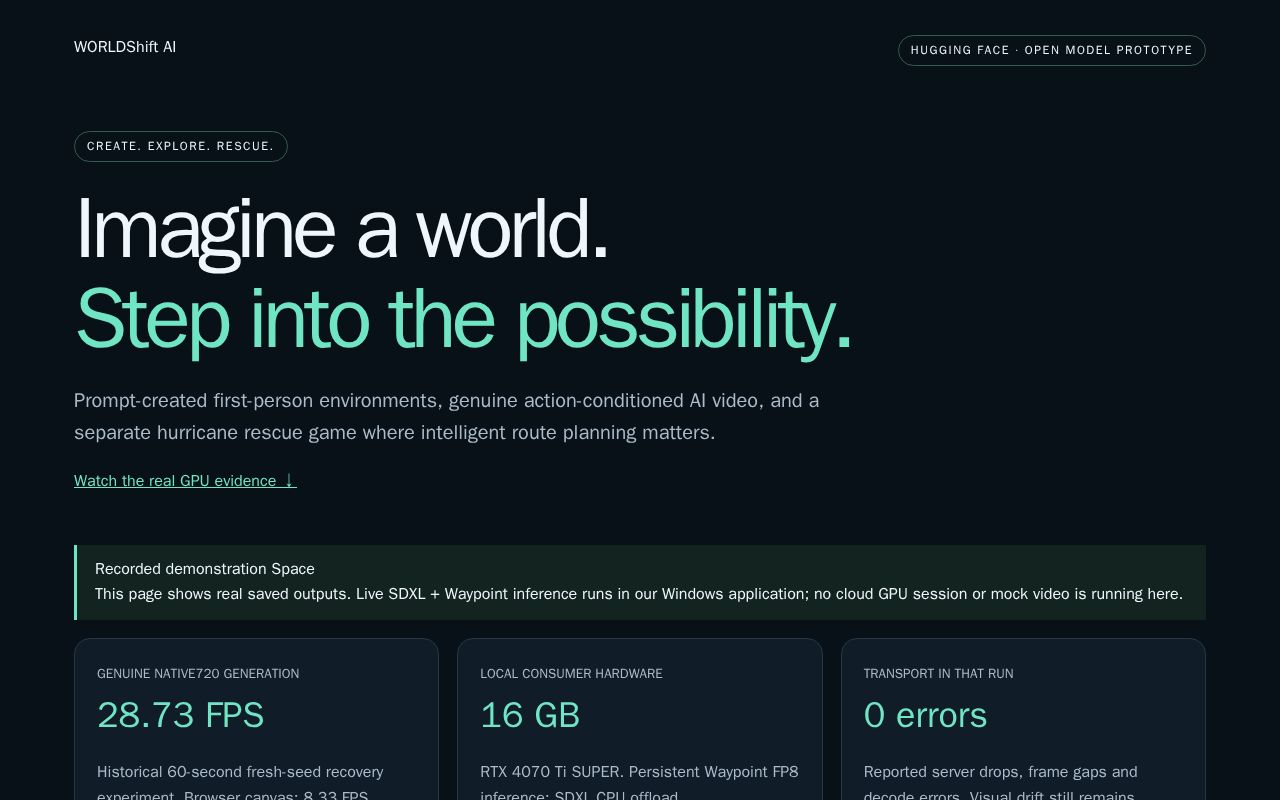 Preview of WorldShift AI