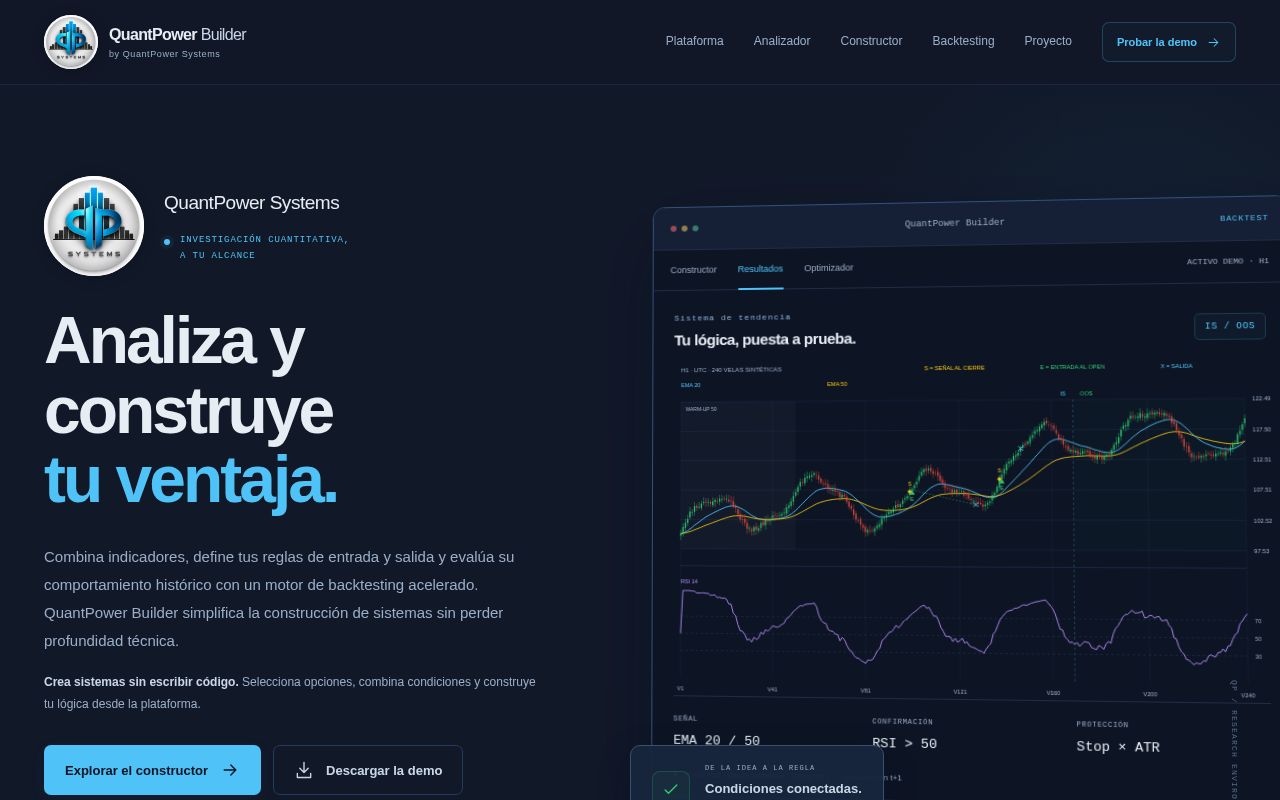 Preview of Quantpower Builder Demo