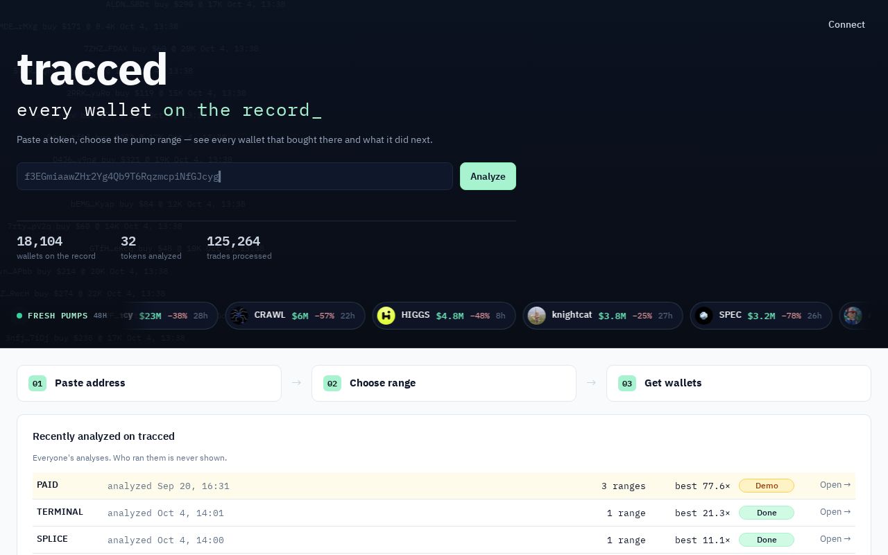 Preview of Tracced