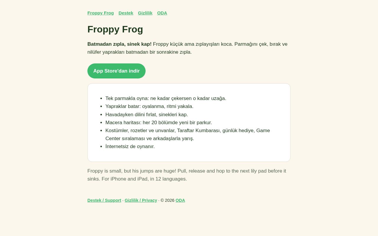 Preview of Froppy Frog