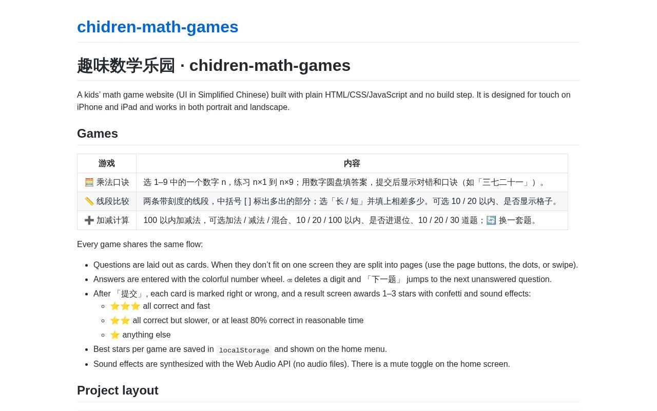 Preview of Chidren Math Games