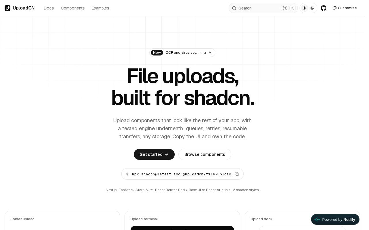 Preview of Uploadcn