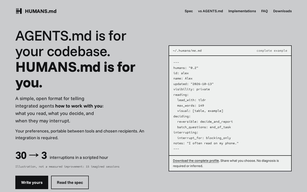 Preview of HUMANS Md