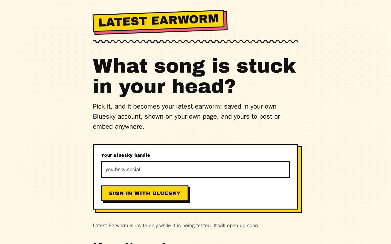 Preview of Latest Earworm