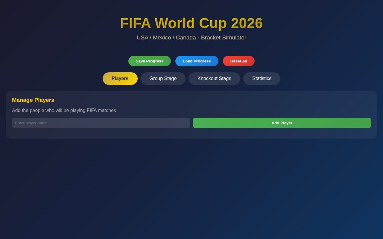 Preview of World Cup Bracket