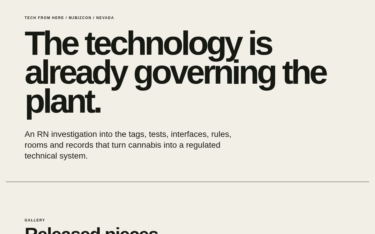 Preview of Tech From Here: MJBizCon