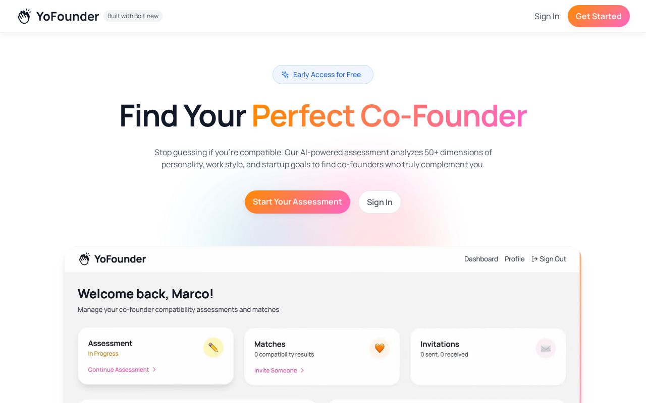 Preview of YoFounder