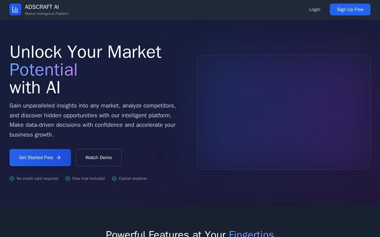 Preview of ADSCRAFT AI