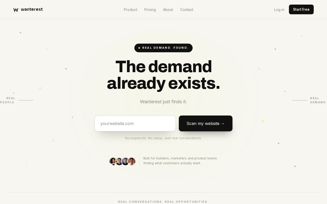 Preview of Wanterest