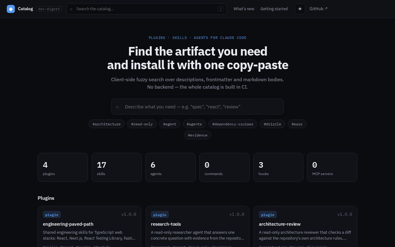 Preview of Dev Digest Ai Marketplace