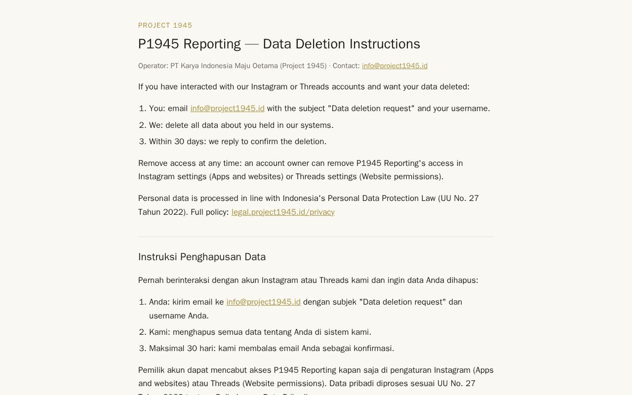 Preview of P1945 Legal