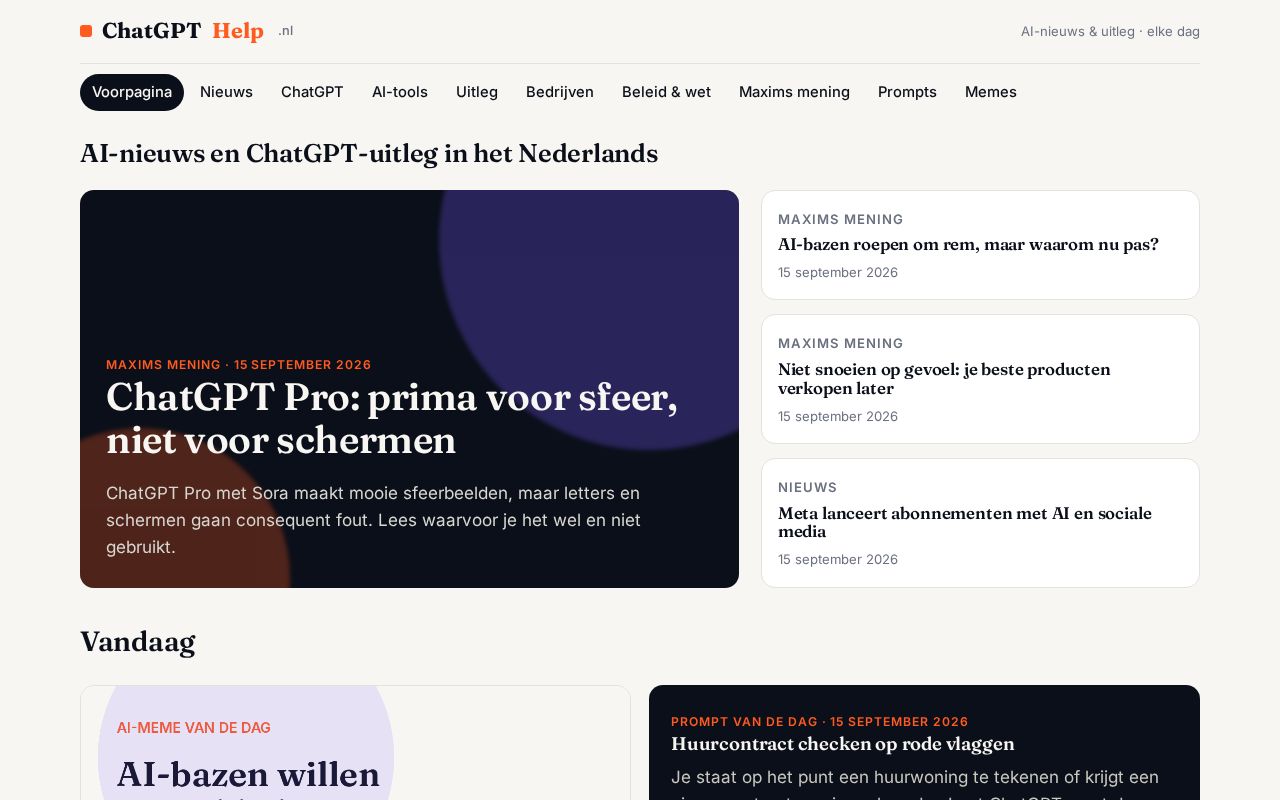Preview of Chatgpthelp Nl