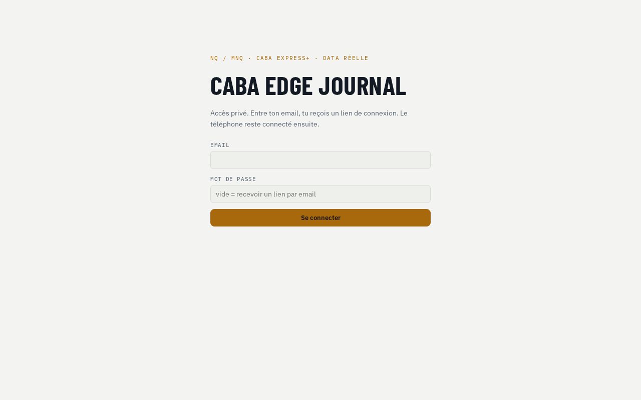 Preview of Caba Edge Journal