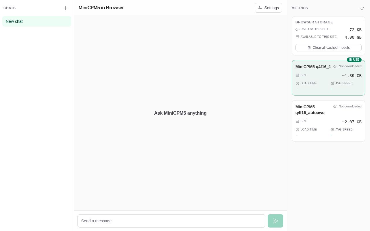 Preview of MiniCPM5 WebGPU