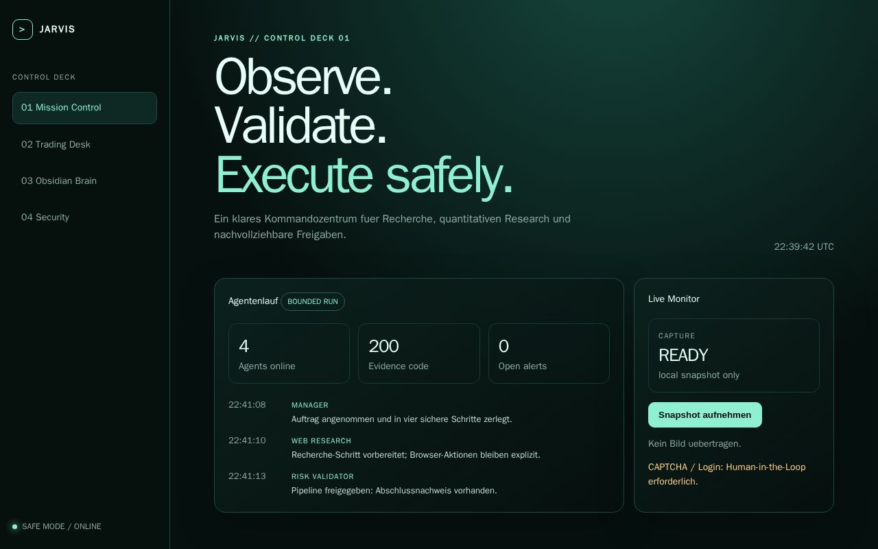 Preview of Jarvis Core Os