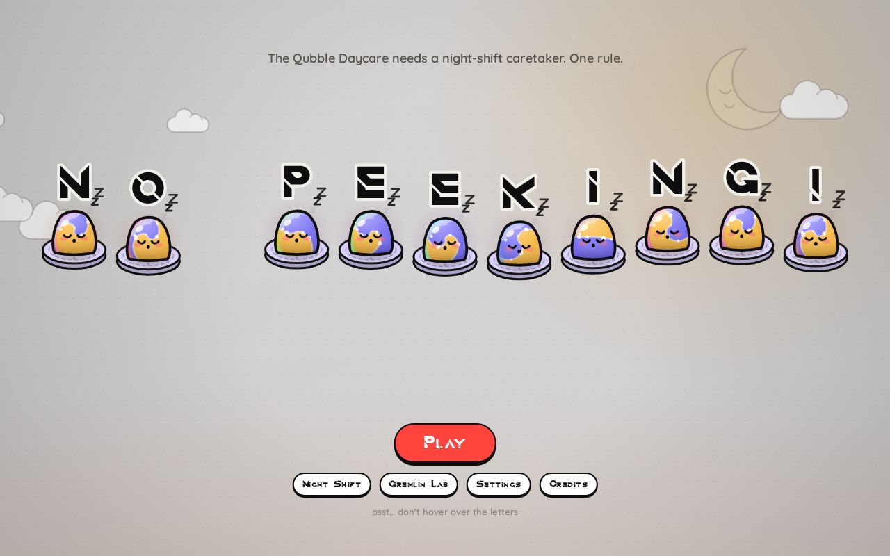 Preview of No Peeking