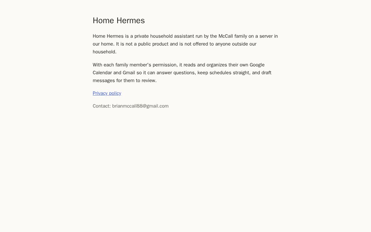 Preview of Home Hermes