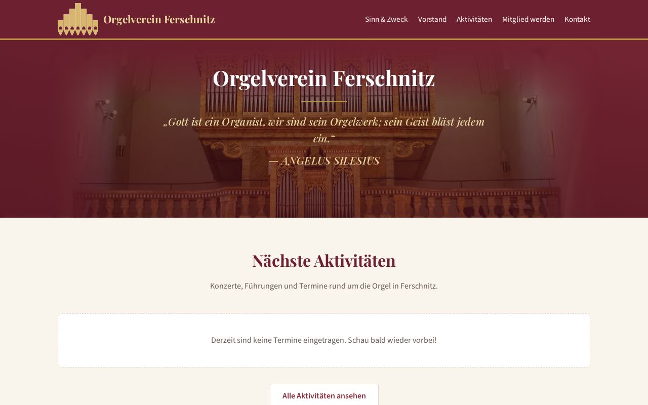 Preview of Orgelverein Ferschnitz