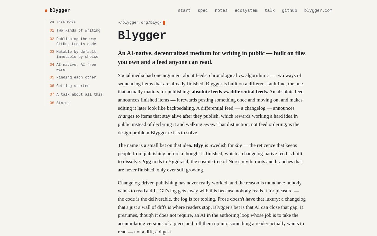 Preview of Blygger Studio