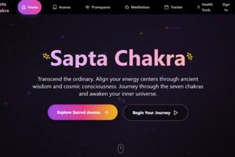 Preview of Sapta Chakra Yoga & Fitness Management App