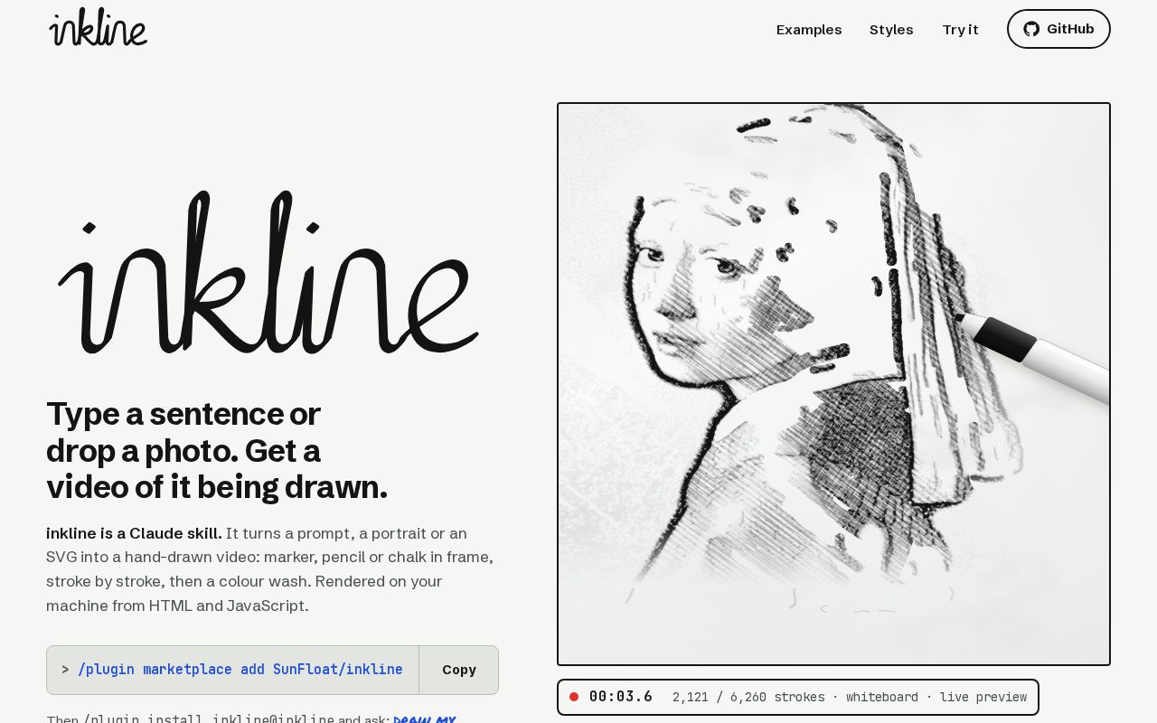 Preview of Inkline