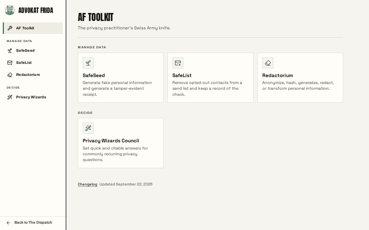 Preview of Af Toolkit