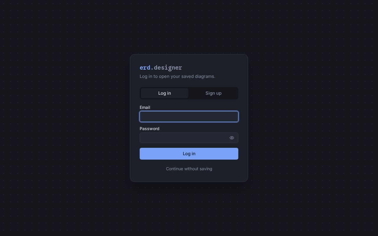 Preview of erd-designer