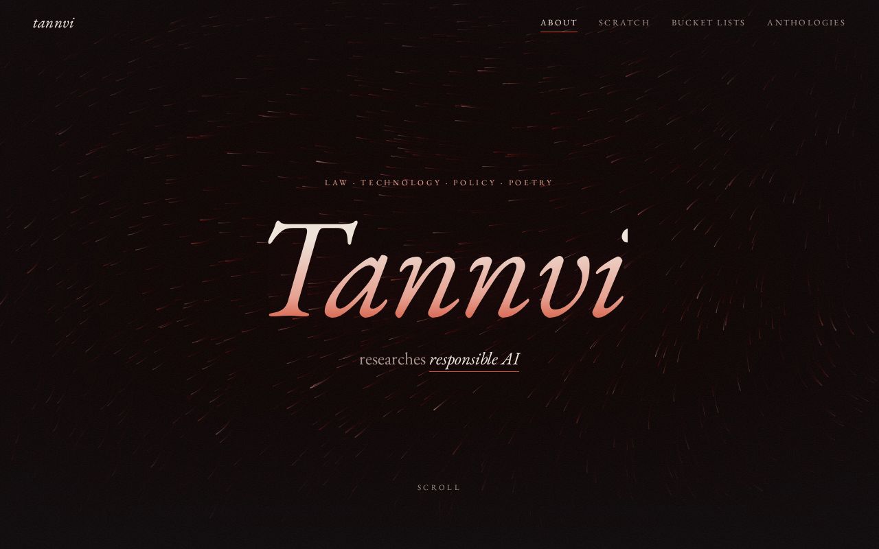 Preview of Tannvi Researcher Github Io