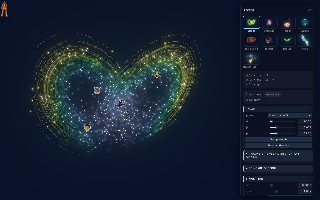 Preview of Strange Attractor Visualizer