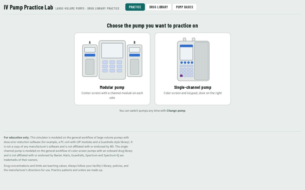 Preview of IV INFUSION PUMPS