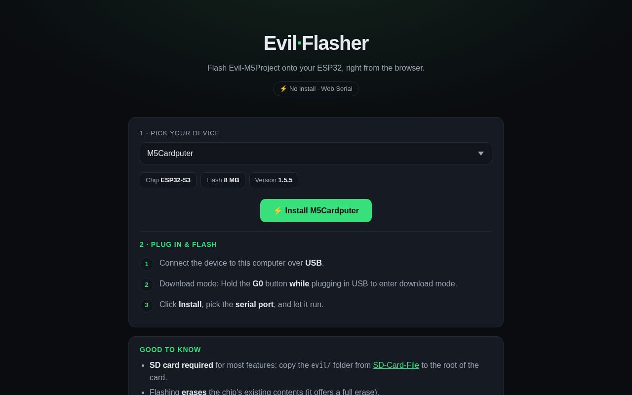 Preview of Evil Flasher
