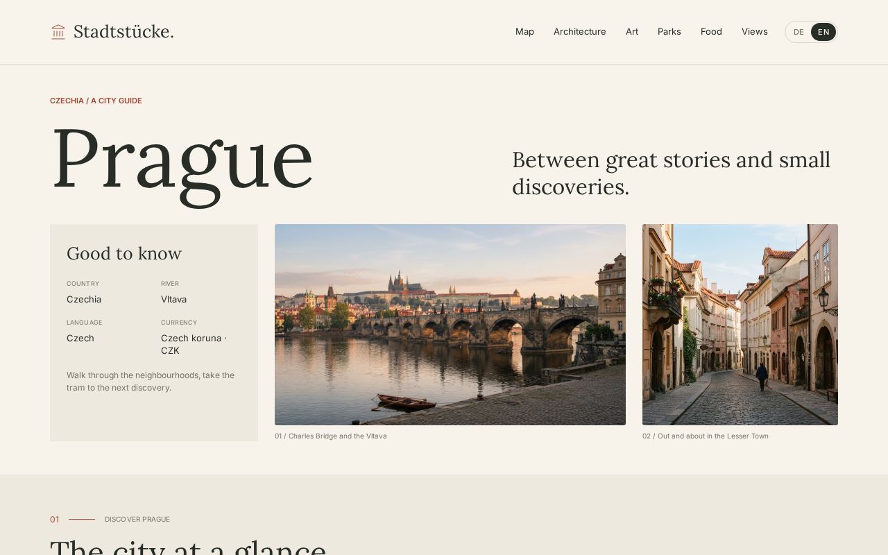 Preview of Stadtstücke. Prague